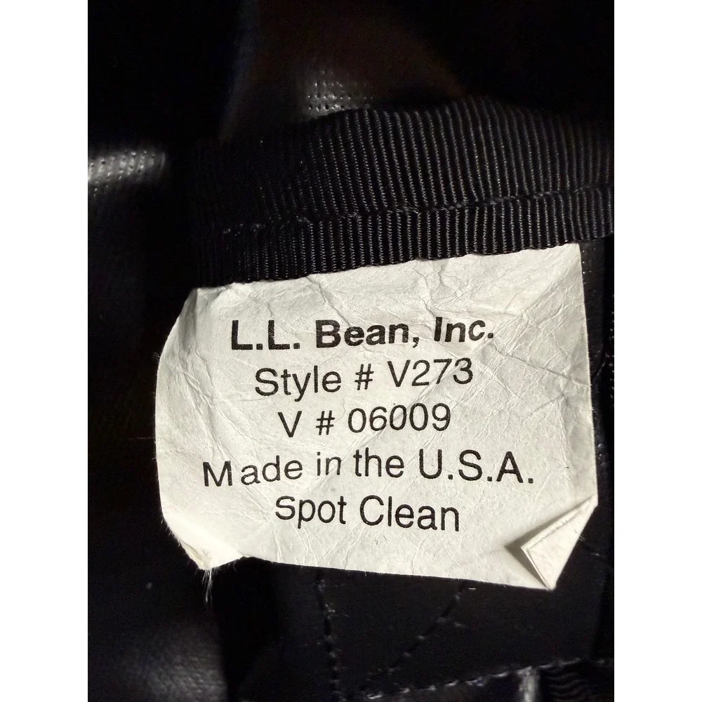 Vintage LL Bean Made in USA Adventure Duffle Bag Large 1990s Navy V273 Travel
